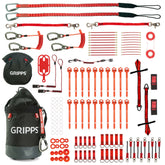 60-Tool Tether Kit With Bull Bag And Bolt-Safe Pouch